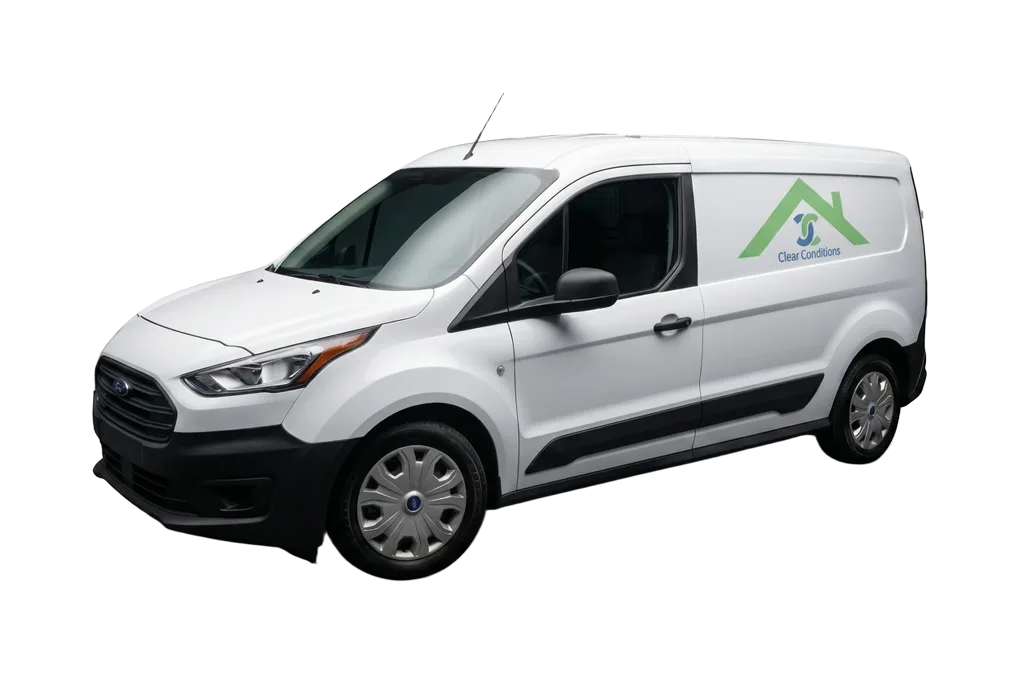 Clear Conditions Canada branded work van serving the GTA